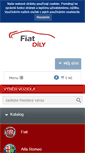 Mobile Screenshot of fiatdily.cz